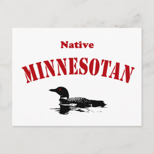 Native Minnesotan Briefkaart