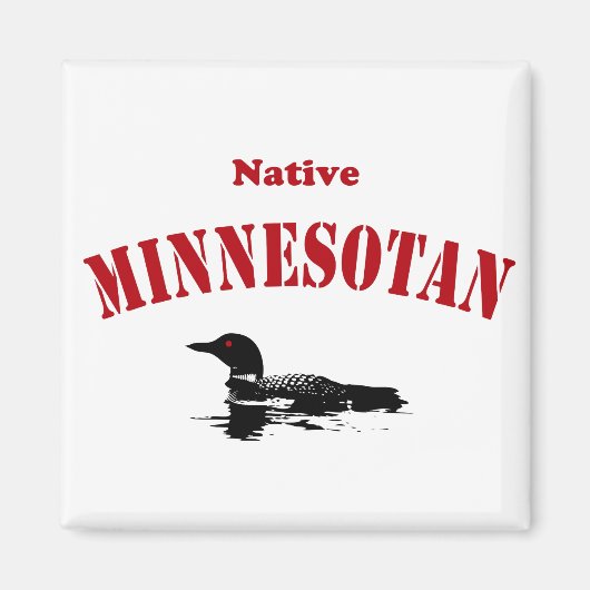 Native Minnesotan Magneet (Voorkant)
