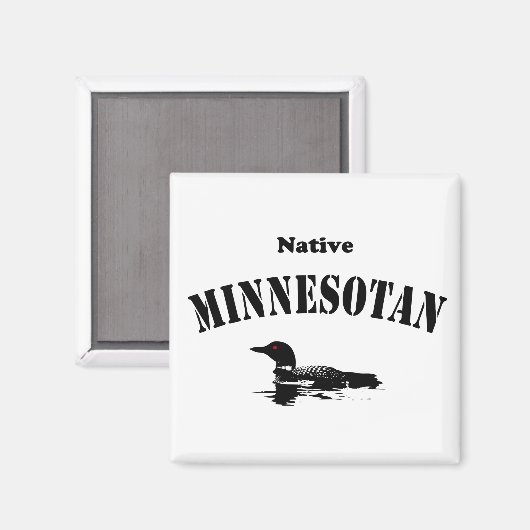 Native Minnesotan Magneet (Voorkant / Achterkant)