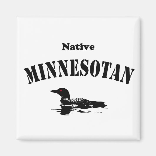 Native Minnesotan Magneet (Voorkant)