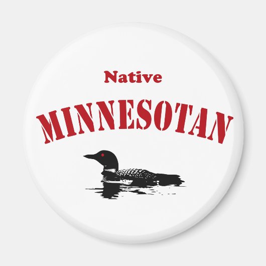 Native Minnesotan Magneet (Voorkant)
