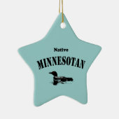 Native Minnesotan-Ornament Keramisch Ornament (Rechts)