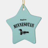 Native Minnesotan-Ornament Keramisch Ornament (Links)