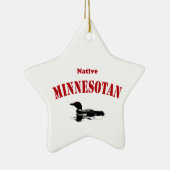 Native Minnesotan-Ornament Keramisch Ornament (Rechts)