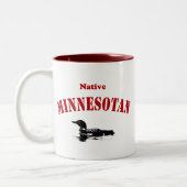 Native Minnesotan Tweekleurige Koffiemok (Links)