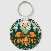 Native Mountain Camping Sleutelhanger (Achterkant)