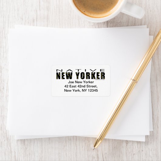 Native New Yorker Address Label (Insitu)