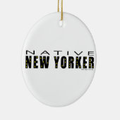 Native New Yorker Keramisch Ornament (Rechts)