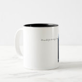 "Native New Yorker" koffie-Mok Tweekleurige Koffiemok (Voorkant links)