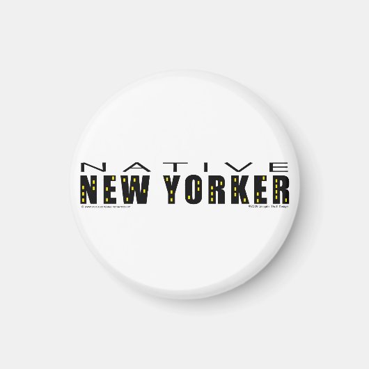 Native New Yorker Magneet (Voorkant)