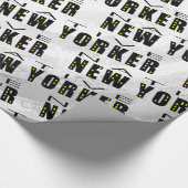 Native New Yorker Patroon Cadeaupapier (Hoek)
