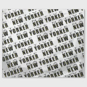 Native New Yorker Patroon Cadeaupapier (Vlak)