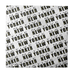 Native New Yorker Patroon Tegeltje