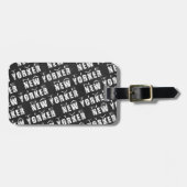 Native New Yorker Pattern Bagagelabel (Voorkant horizontaal)