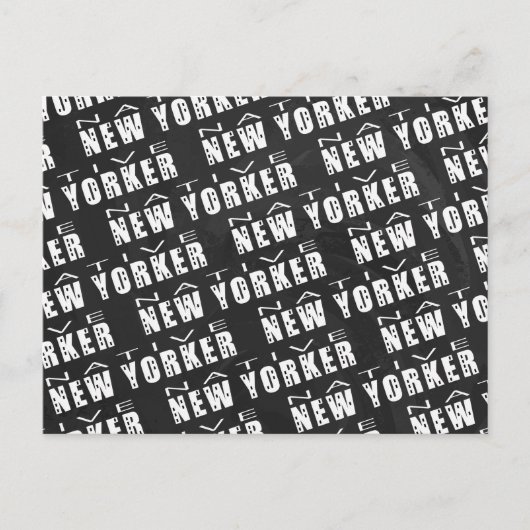 Native New Yorker Pattern Briefkaart (Voorkant)