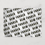 Native New Yorker Pattern Briefkaart (Voorkant)