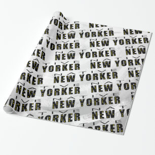 Native New Yorker Pattern Cadeaupapier