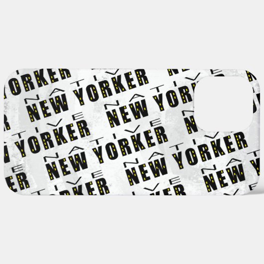 Native New Yorker Pattern Case-Mate iPhone Case (Achterkant / Rechts)