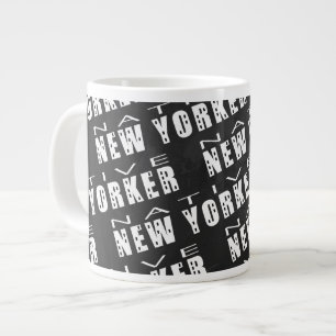Native New Yorker Pattern Grote Koffiekop