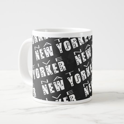 Native New Yorker Pattern Grote Koffiekop (Links)
