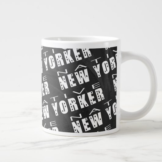 Native New Yorker Pattern Grote Koffiekop (Rechts)