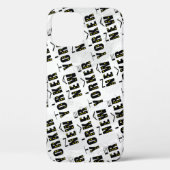 Native New Yorker Pattern Hoesje-Mate iPhone Case (Achterkant)