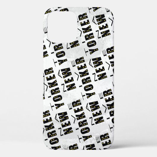 Native New Yorker Pattern Hoesje-Mate iPhone Case (Achterkant)