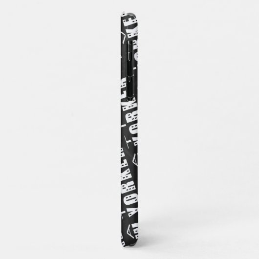 Native New Yorker Pattern Hoesje-Mate iPhone Case (Achterkant/links)