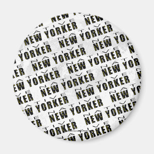 Native New Yorker Pattern Magneet