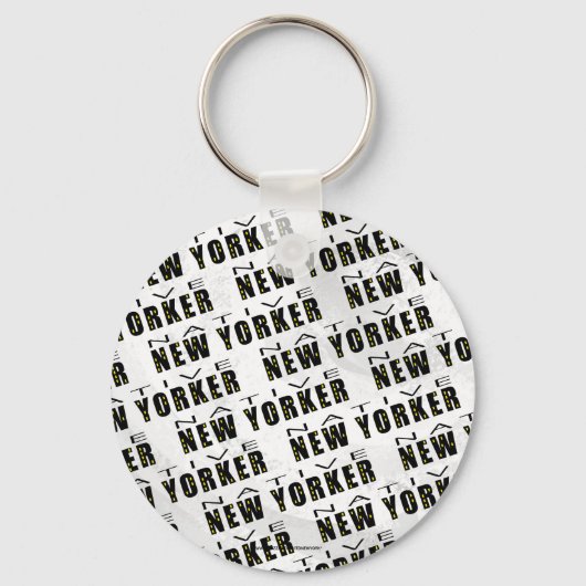 Native New Yorker Pattern Sleutelhanger (Voorkant)