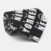 Native New Yorker Pattern Stropdas (Opgerold)