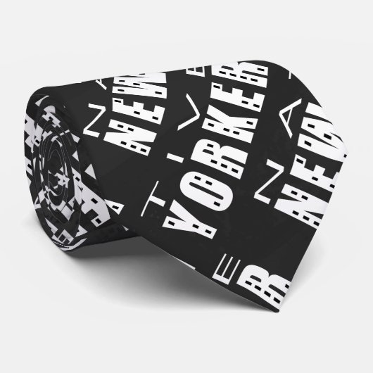 Native New Yorker Pattern Stropdas (Opgerold)