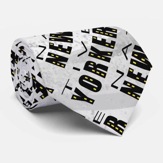 Native New Yorker Pattern Stropdas (Opgerold)