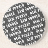 Native New Yorker Pattern Zandsteen Onderzetter (Voorkant)