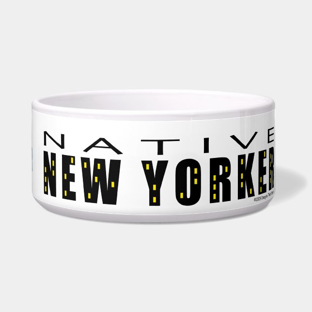 Native New Yorker Personal Pet Bowl Voerbakje (Rechts)