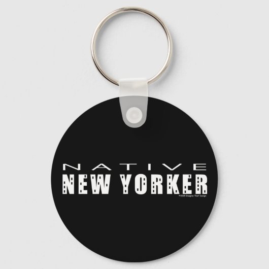 Native New Yorker Sleutelhanger (Voorkant)