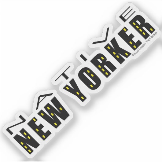 Native New Yorker Sticker (Voorkant)
