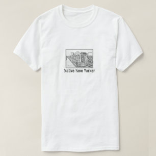 Native New Yorker (Subway Edition) een MisterP-Shi T-shirt