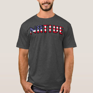 Native New Yorker Wording T-shirt