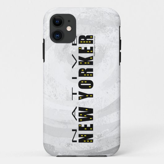 Native New Yorker zwart Case-Mate iPhone Case (Achterkant)