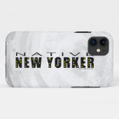 Native New Yorker zwart Case-Mate iPhone Case (Achterkant (horizontaal))