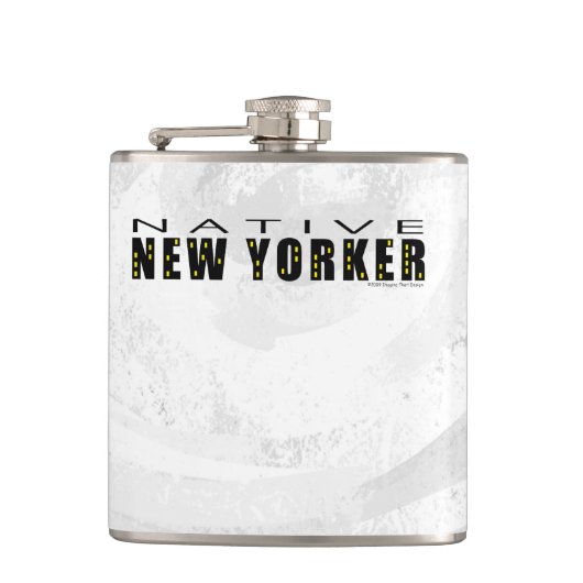 Native New Yorker zwart Heupfles (Voorkant)