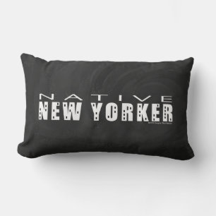 Native New Yorker zwart Kussen