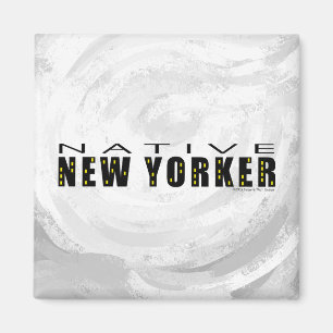 Native New Yorker zwart Magneet