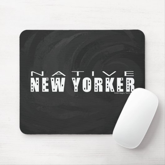 Native New Yorker zwart Muismat (Met muis)