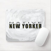 Native New Yorker zwart Muismat (Met muis)