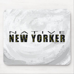 Native New Yorker zwart Muismat