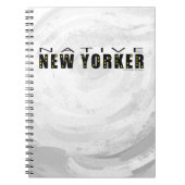Native New Yorker zwart Notitieboek (Voorkant)