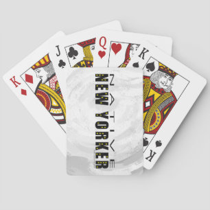 Native New Yorker zwart Pokerkaarten