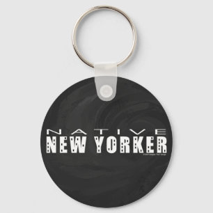 Native New Yorker zwart Sleutelhanger